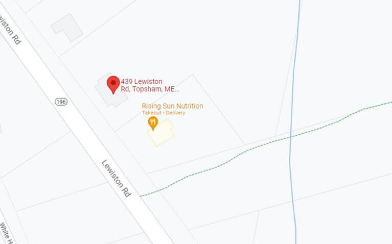 Topsham location map