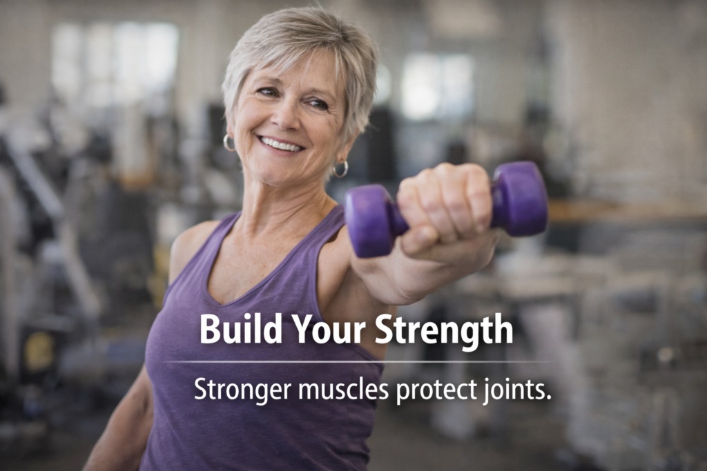 Strength training exercise to protect joints