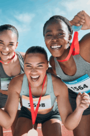 Reform PT team providing support for local athletes at community event