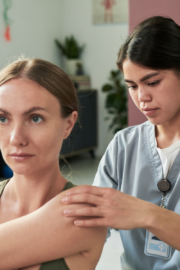 Reform PT assessing pain with 1 on 1 treatment