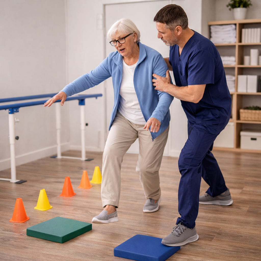 reactive stepping balance training