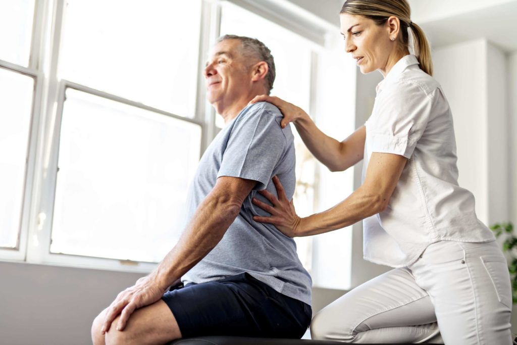Patient with chronic pain reform physical therapy 